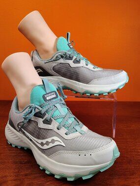 Saucony Aura TR Women’s 7.5 - Concrete/Shadow - Like New (Style S10862-13)